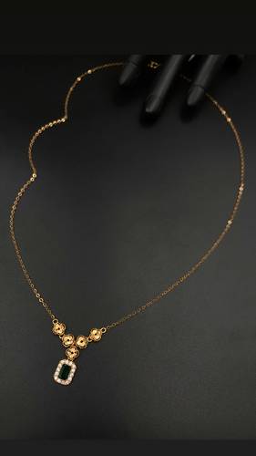 YELLOW GOLD NECKLACE K21