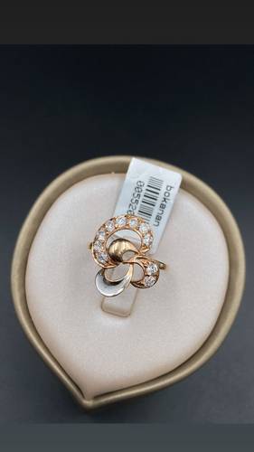 GOLD RING ROSE K18
