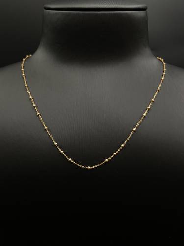 عقد ذهب أصفر عيار 18 