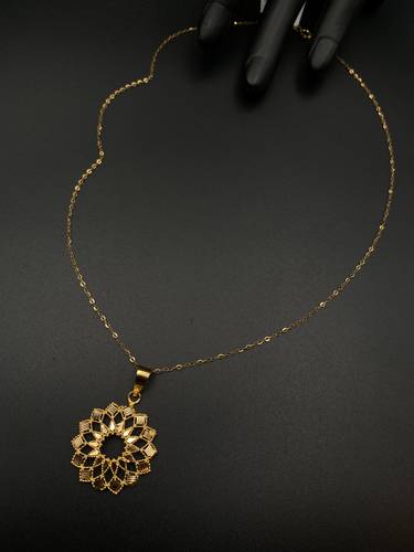 عقد ذهب أصفر عيار 21 