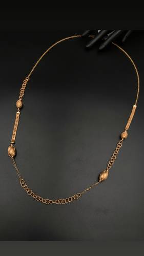 GOLD LONG NECKLACE K21