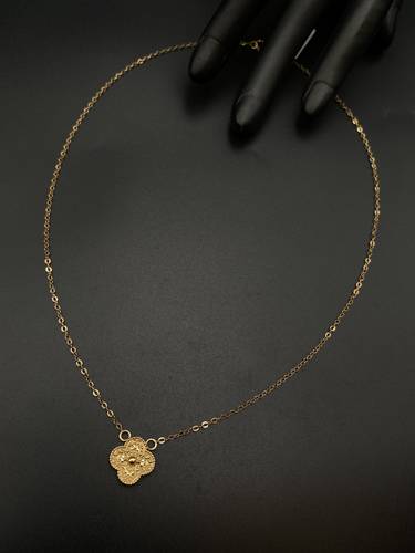عقد ذهب أصفر عيار 18 