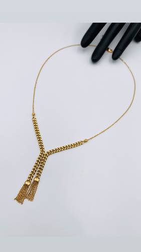 YELLOW GOLD NECKLACE K18