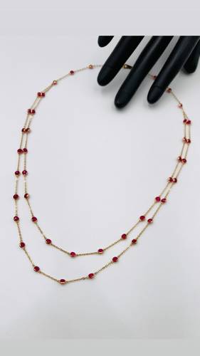 YELLOW GOLD NECKLACE K18