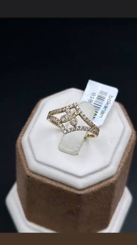 YELLOW GOLD RING 18K