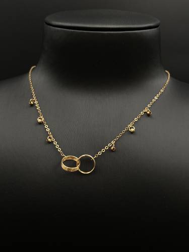YELLOW GOLD NECKLACE K18