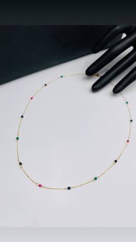 YELLOW GOLD NECKLACE K18