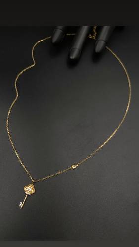 YELLOW GOLD NECKLACE K18