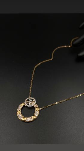 عقد ذهب أصفر عيار 18