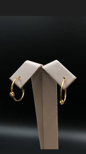 GOLD EARINGS 21K