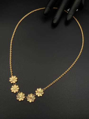 عقد ذهب أصفر عيار 21 