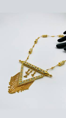 GOLD LONG NECKLACE K21