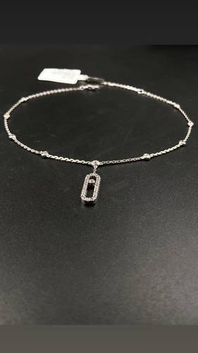 WHITE GOLD ANKLET K18