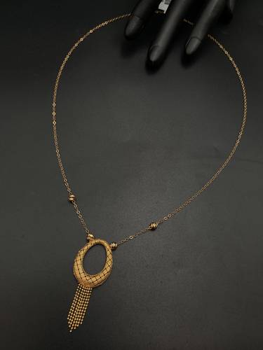 عقد ذهب أصفر عيار 21 
