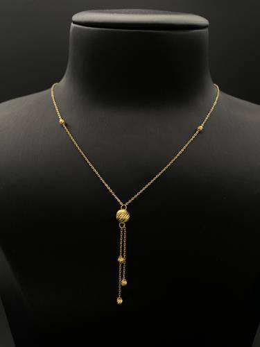 عقد ذهب عيار 21