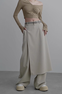بنطلون Layered Split Tailor