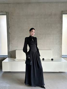 Elegant Tailored Corset Dress