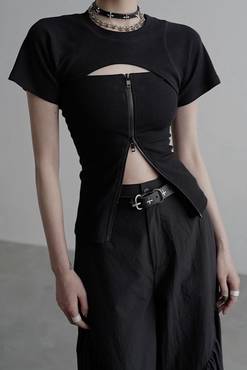 Multi-Way Layered Crop Top