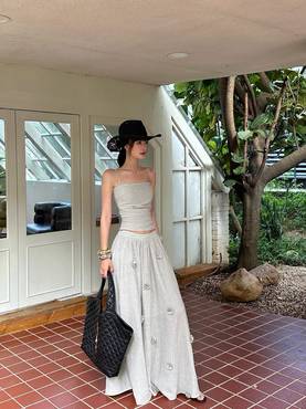 Minimal Two-Piece Dress Set