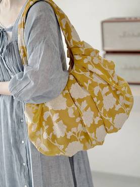 Jacquard Floral Hobo Bag