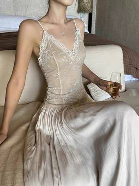 Silk Lace Dress