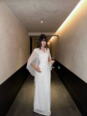 White Bodycon Maxi Dress