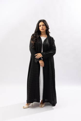 Black Jaccard Crepe A LINE