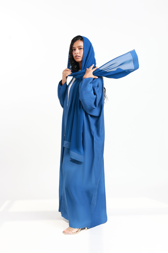 Dark Blue Silk Shaal