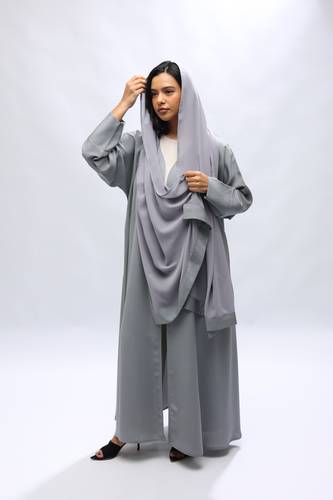 Baby كريب رماد