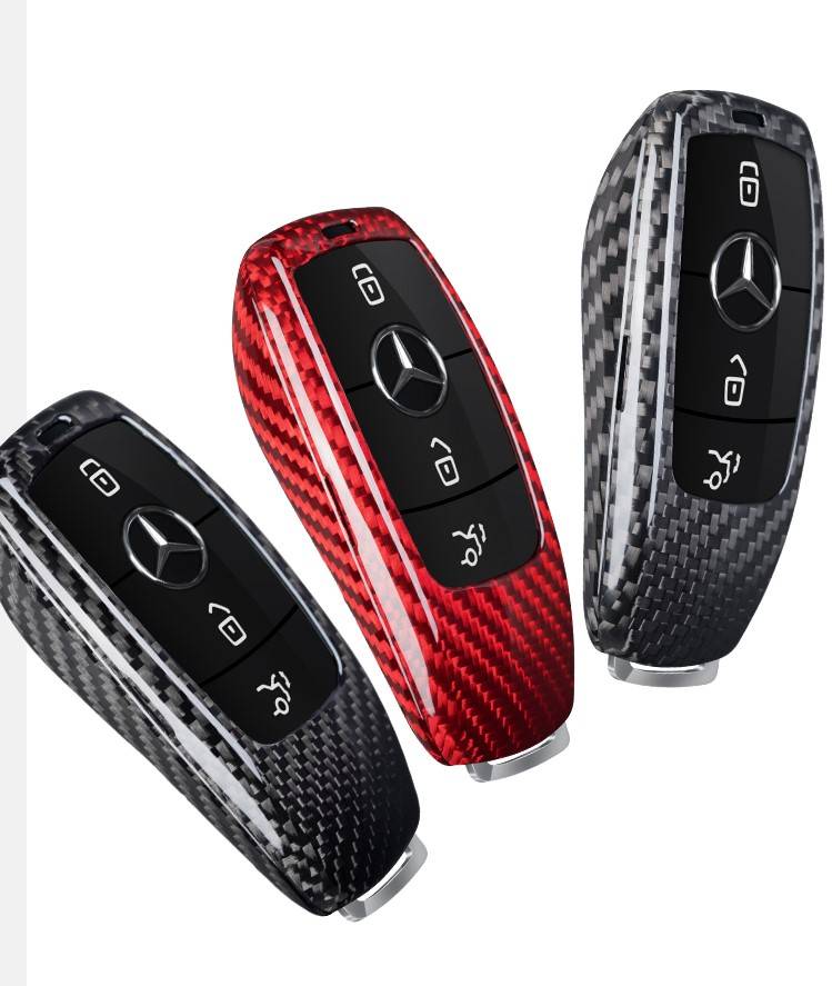 غطاء مفاتيح كاربون فايبر  Benz S Class E Class A,C,S