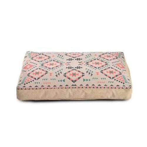 Villain Go rectangular bed with a distinctive pattern for cats