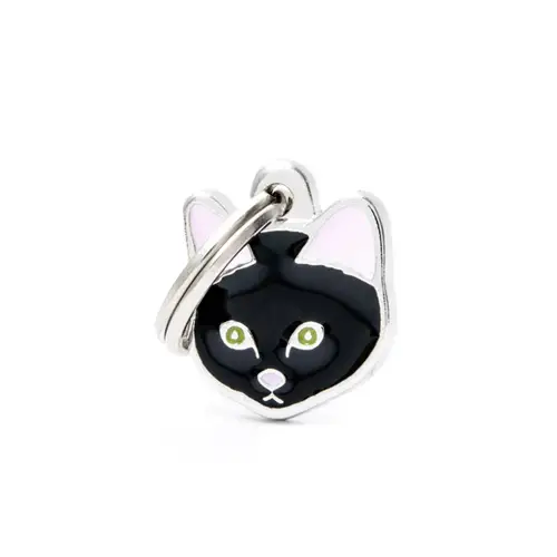 Chartox black cat pendant