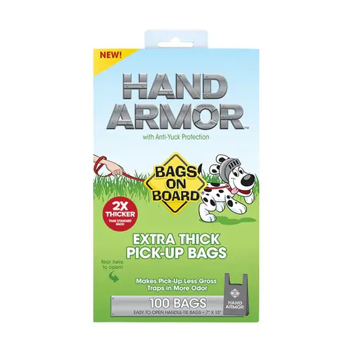 Bugs on Board Thick Dog Litter Bags, 100 Bags