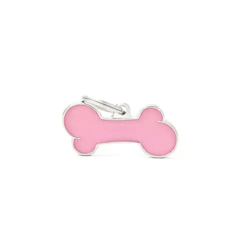 My Family Bone Pendant - Pink