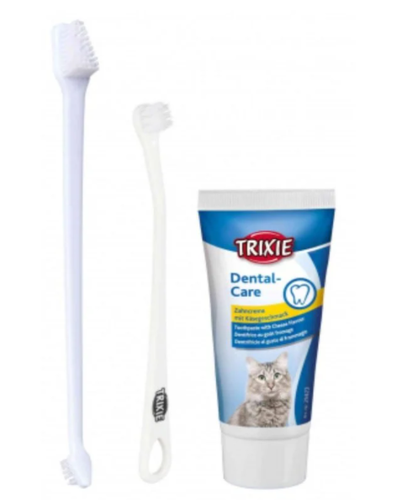 مجموعة تنظيف الأسنان للقطط
