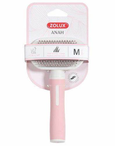 Zolux cat brush for detangling and removing loose fur.