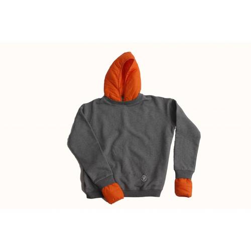 Puffer orange hoodie