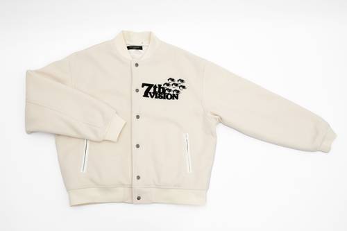 OFF WHITE VARSITY JACKET 