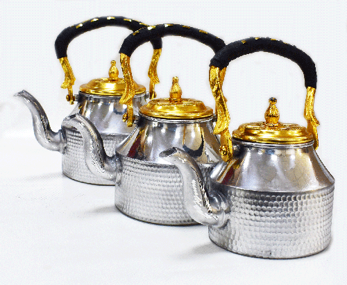 طقم ابريق حب الرمان المنيوم