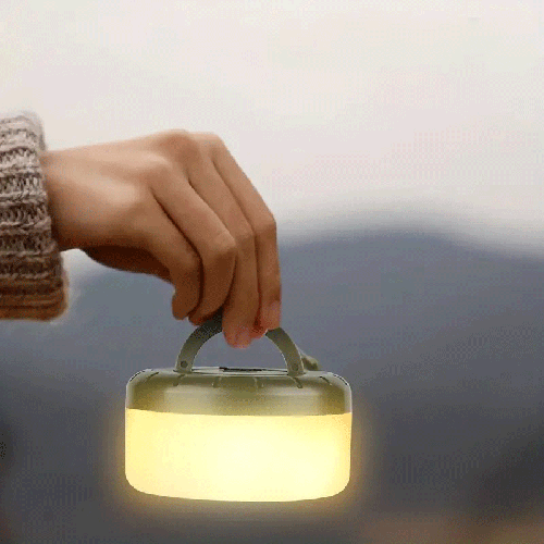 لمبة دائرية مع عقد إضاءة
