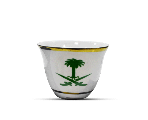طقم فنجان سفين و نخلة 