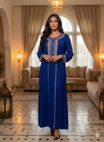 جلابيه بتطريز مغربي 