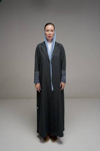 عباية بالتطريز السعودي - K385
