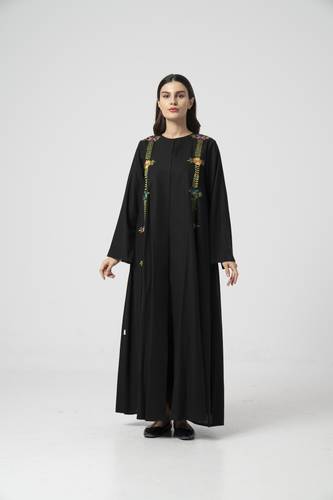 عباية صيفية أسود - K279