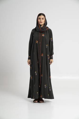 عباية باللون الزيتي - K312