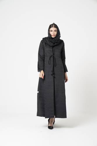 عباية مناسبات أسود - PF23