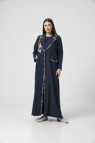 عباية صيفية كحلي - K278