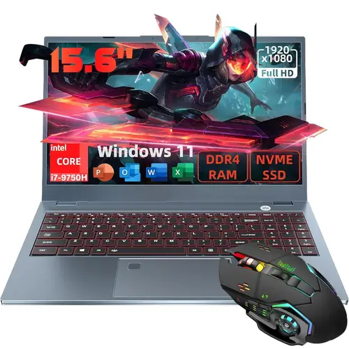 لابتوب ألعاب إنتل كور i9-10980HK، شاشة 15.6 بوصة، ذاكرة 32 جيجابايت، سعة 512 جيجابايت