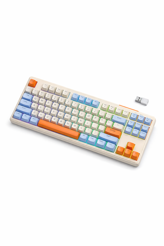لوحة مفاتيح M87 الميكانيكية اللاسلكية - إصدار RGB و PBT