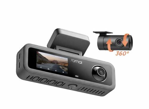 كاميرا داش 70mai T800E فائقة الدقة 4K نظام تصوير ثلاثي القنوات ومراقبة ذكية